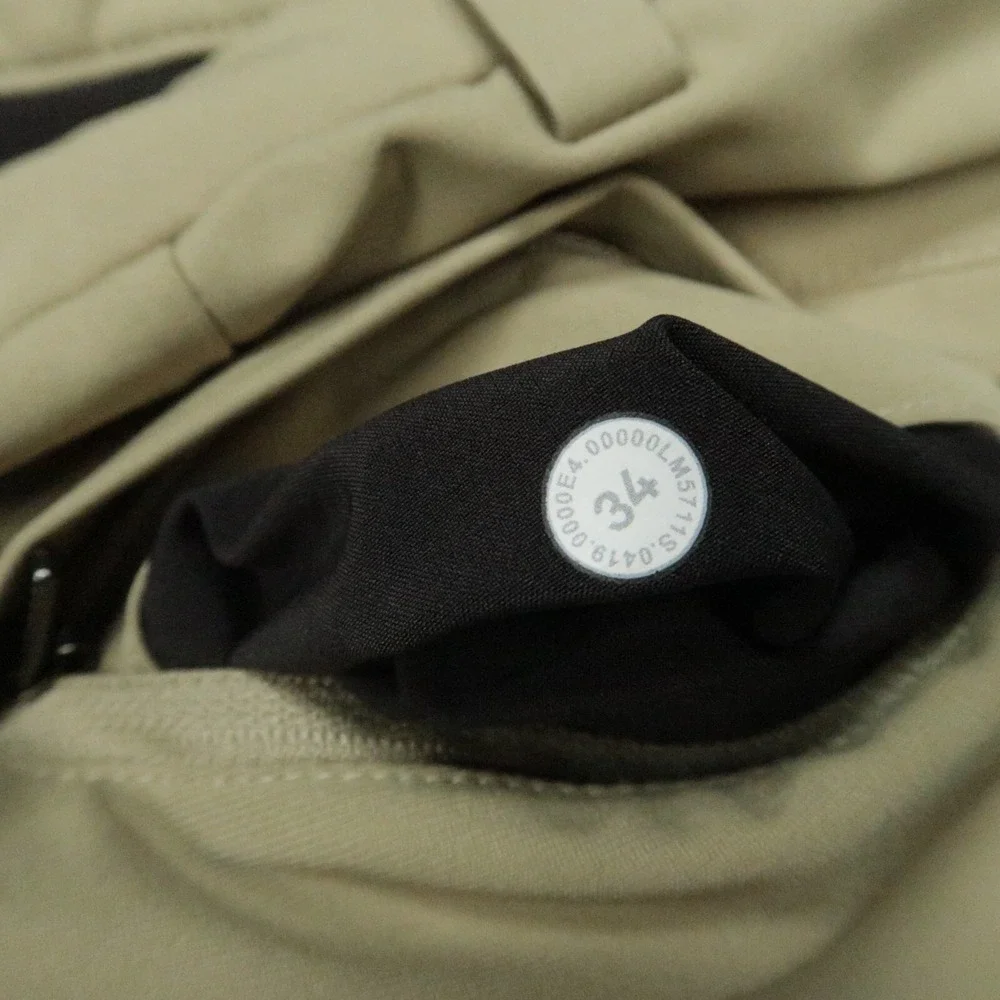 Lululemon Pants Men 34x33 Khaki‎ Tan Commission Classic Warpstreme Chino Trouser